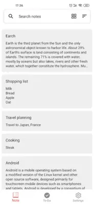 Notes - Notepad, Free note app, Todo list android App screenshot 3
